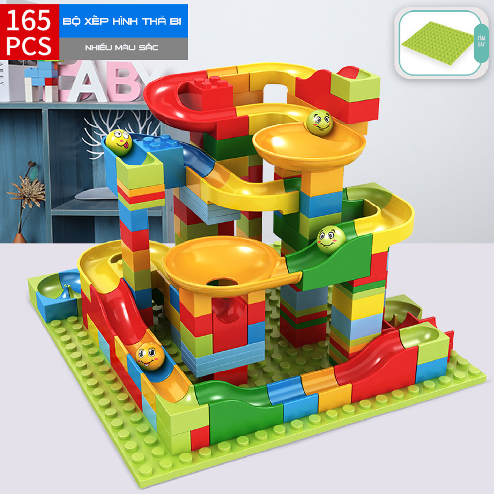 Bộ Xếp Hình Lego Thả Bi 165 Chi Tiết