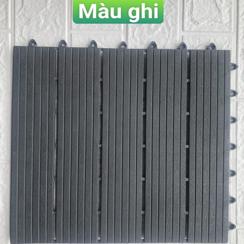 Thảm Lót Sàn Nhựa Nguyên Khối Kích Thước 30x30x1cm